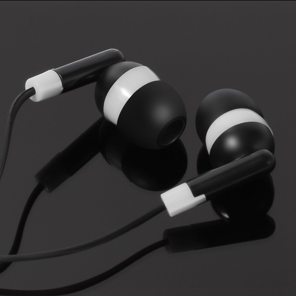 Bulk Earbuds Headphones Wholesale Earphones, 100 Pack Disposable Ear Buds Bulk Individually Wrapped Headphones for School Classroom Students