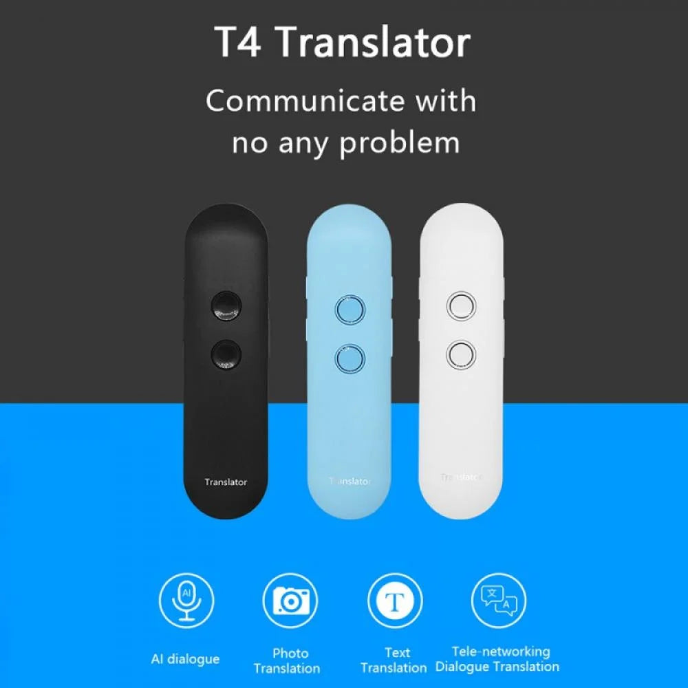 Portable Foreign Language Real-Time 2-Way Translationstwo Way Easy Trans Smart Instant Language Translator Device, Support 42 Languages/Voice Operated