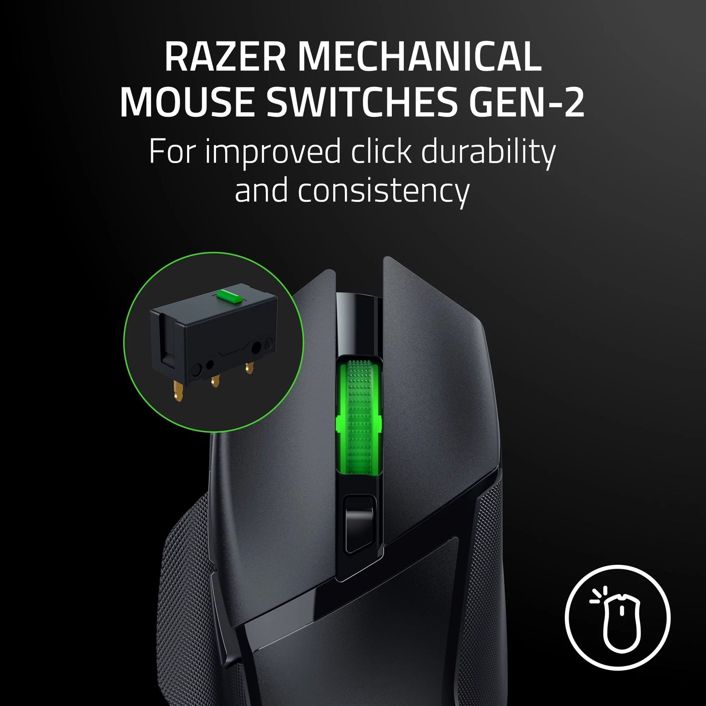 Basilisk V3 X Hyperspeed RBG Optical Bluetooth Gaming Mice, White