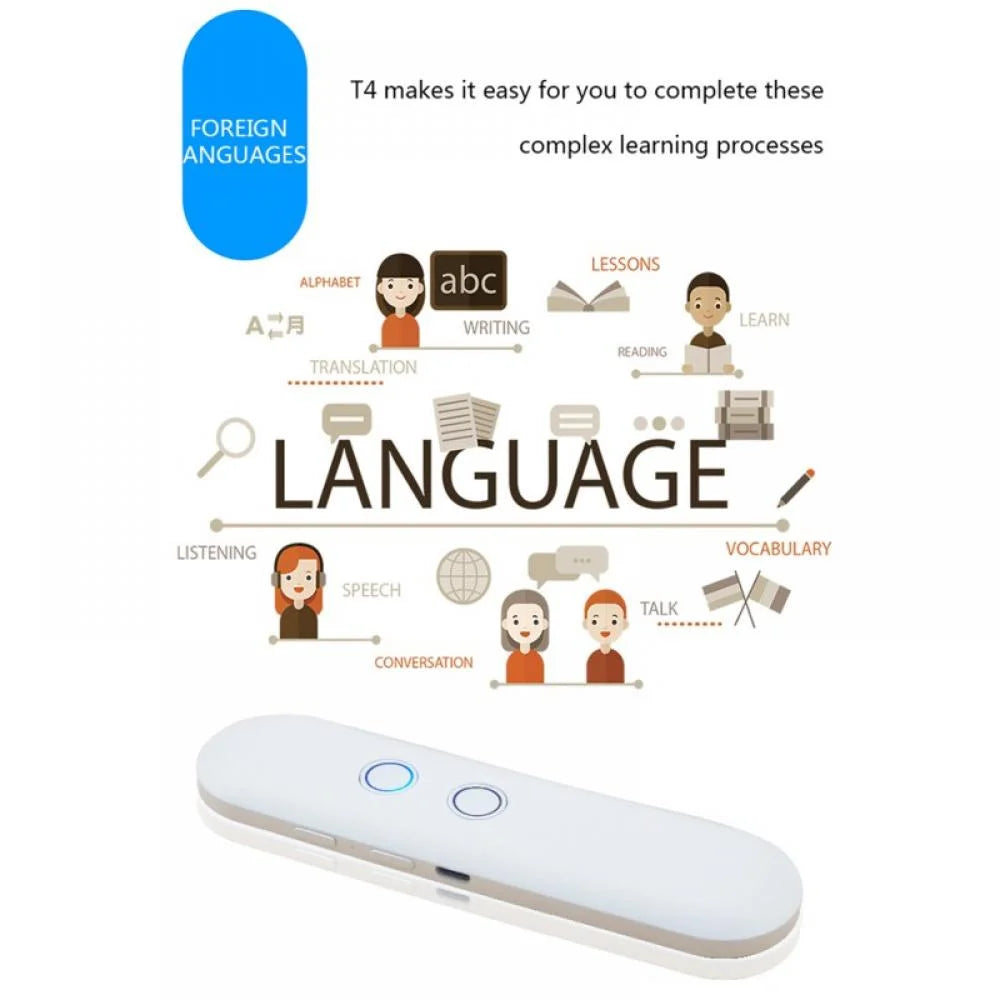 Portable Foreign Language Real-Time 2-Way Translationstwo Way Easy Trans Smart Instant Language Translator Device, Support 42 Languages/Voice Operated