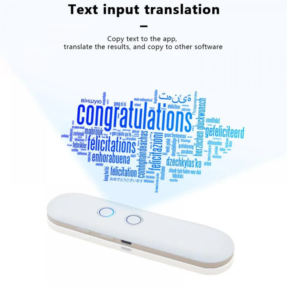 Portable Foreign Language Real-Time 2-Way Translationstwo Way Easy Trans Smart Instant Language Translator Device, Support 42 Languages/Voice Operated