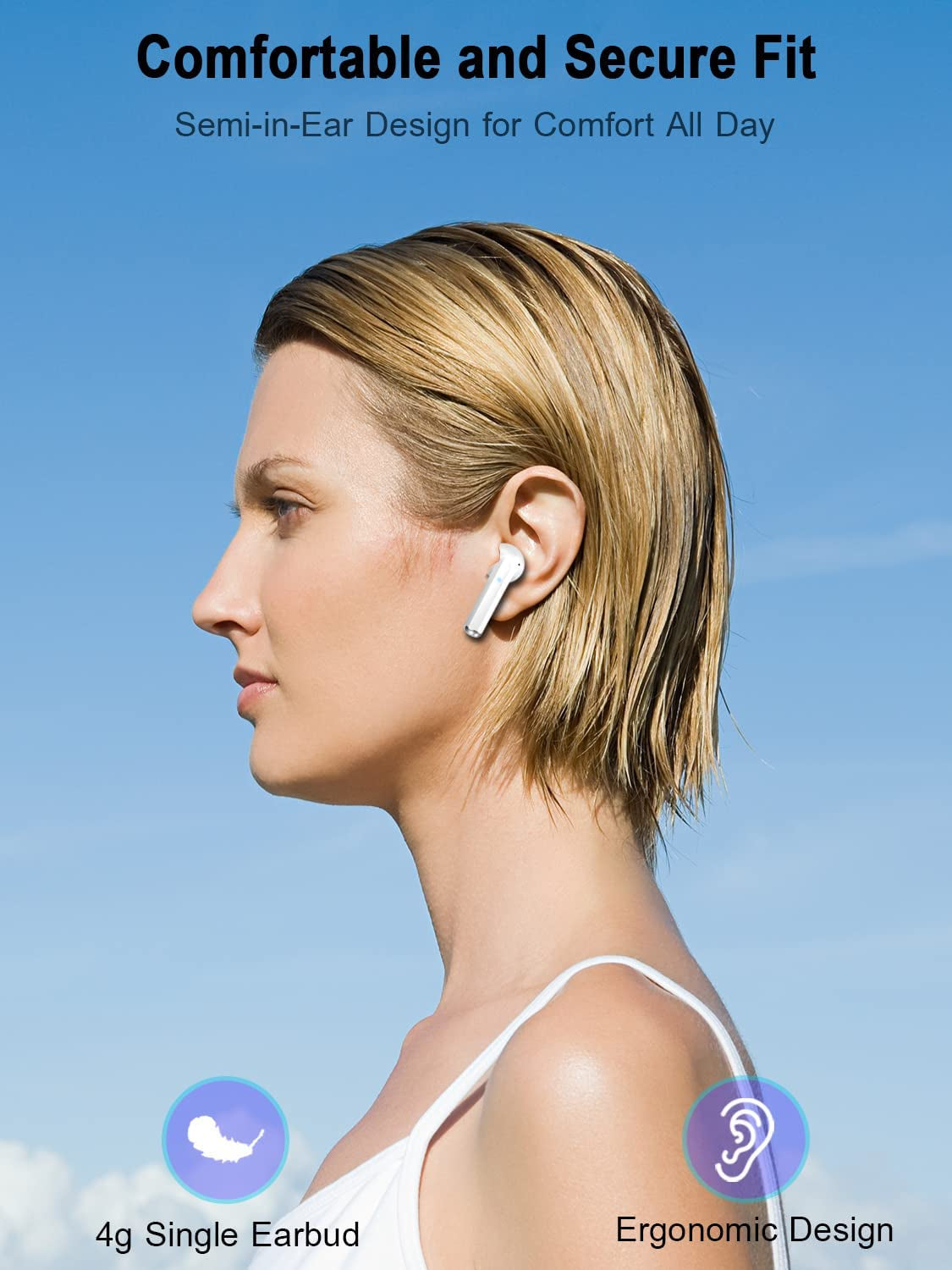 Audifonos Auriculares 3D Bluetooth 5.0 Inalambricos Touch Para Iphone Y Samsung