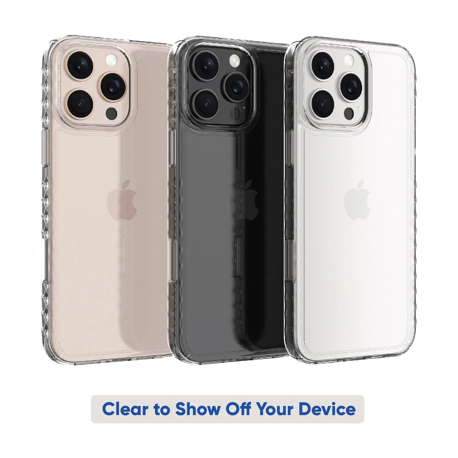 . Protective Gel Phone Case for Iphone 16 Pro Max - Clear