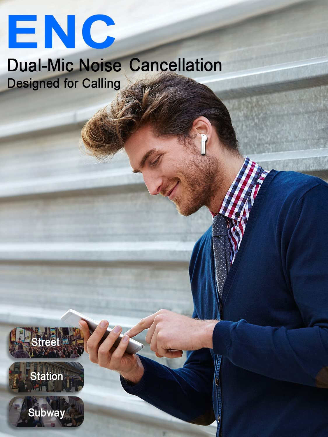 Audifonos Auriculares 3D Bluetooth 5.0 Inalambricos Touch Para Iphone Y Samsung